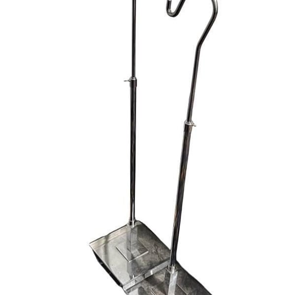 2 Chrome Adjustable Hook Stands Retail Display Purse Handbag Racks