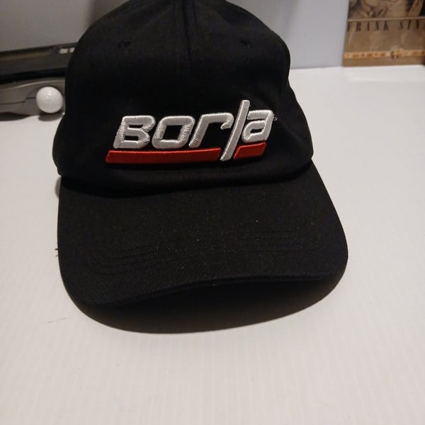 Borla Performance Exhaust Embroidered Logo Black Baseball Cap