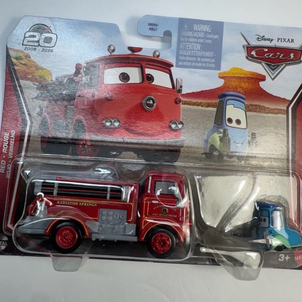 Disney Pixar Cars Red & Stanley Die-Cast