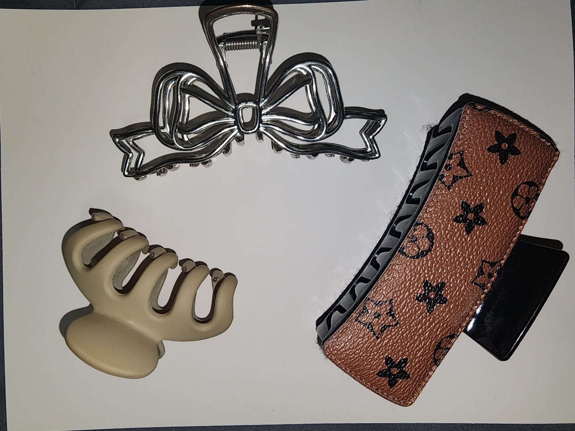 Minky Accessories Hair Claw Clip Rhinestone Heart Butterfly Assorted Lot 9