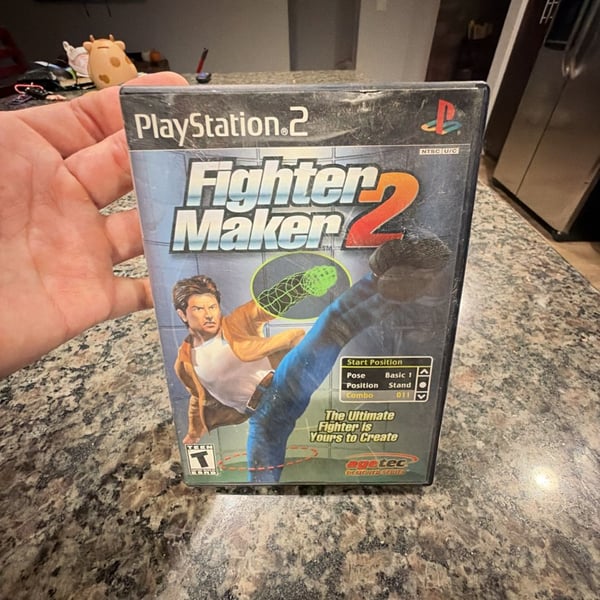 Agetec Fighter Maker 2 PlayStation 2 Game Complete