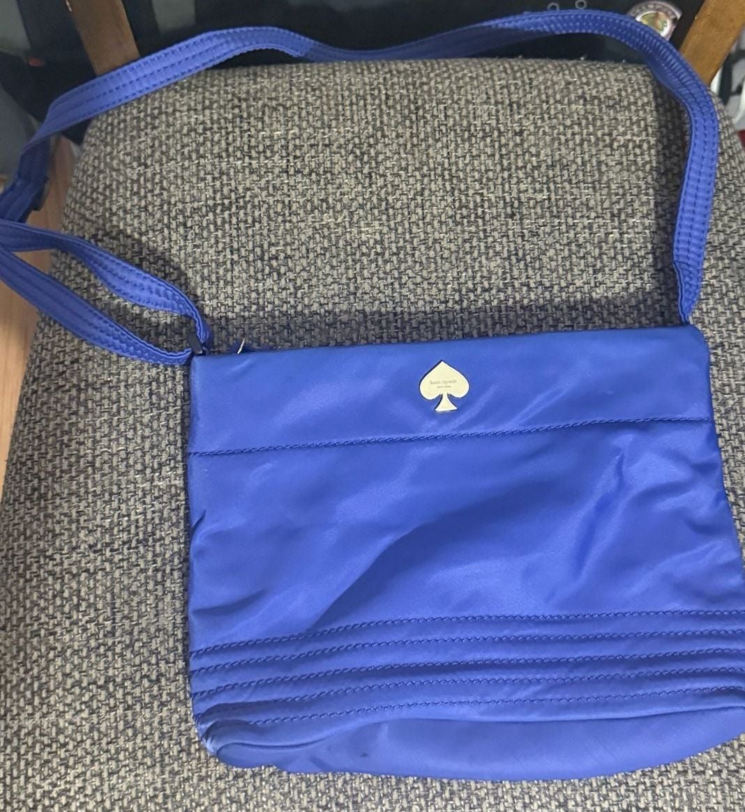 Kate Spade Flatiron Nylon Cammy Crossbody Bag Purple 4