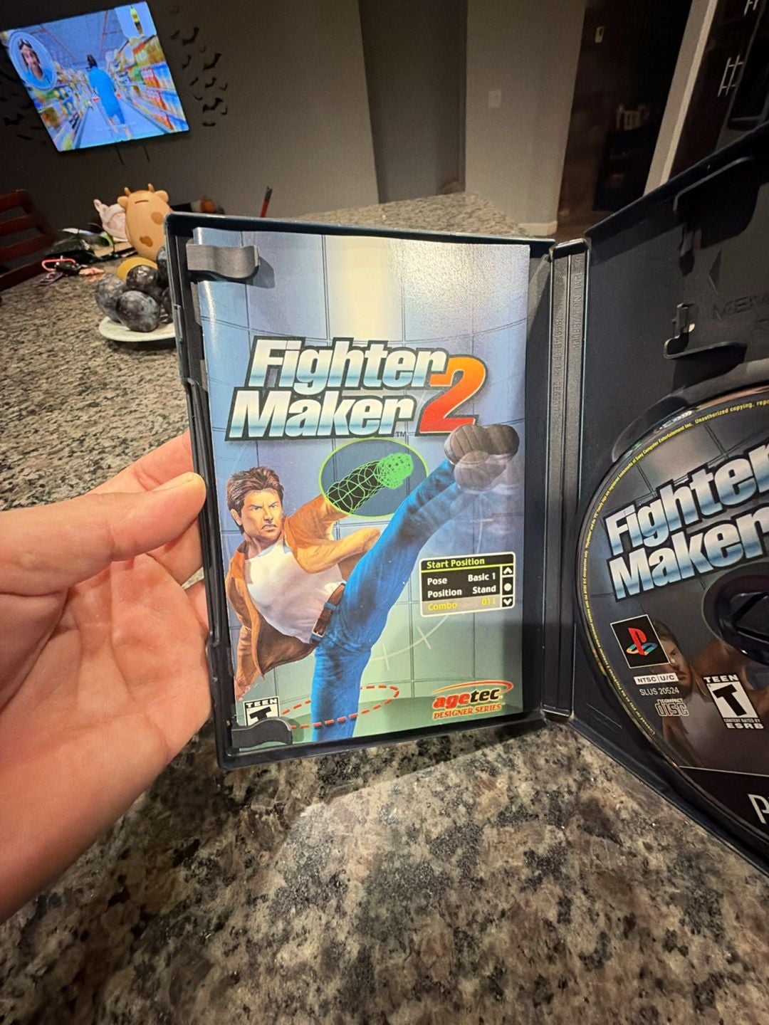 Agetec Fighter Maker 2 PlayStation 2 Game Complete 3