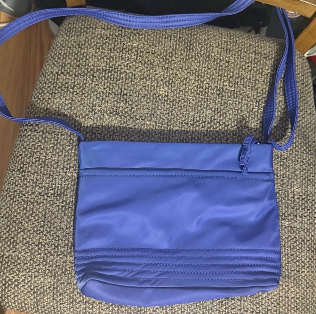 Kate Spade Flatiron Nylon Cammy Crossbody Bag Purple 5