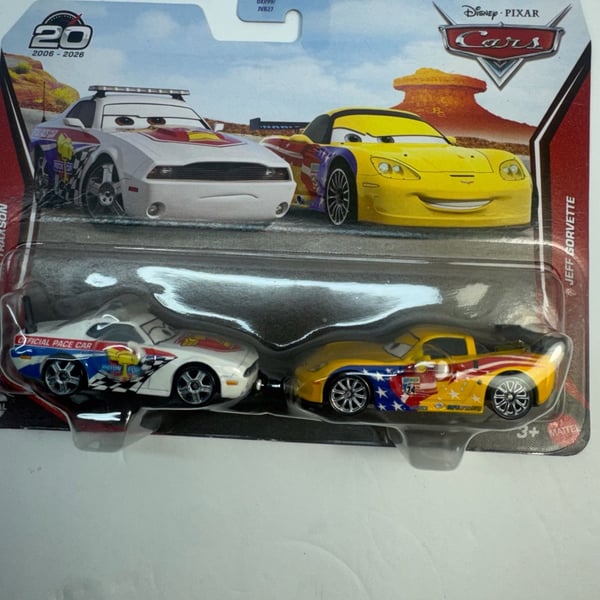Disney Pixar Cars Pat Traxson & Jeff Gorvette