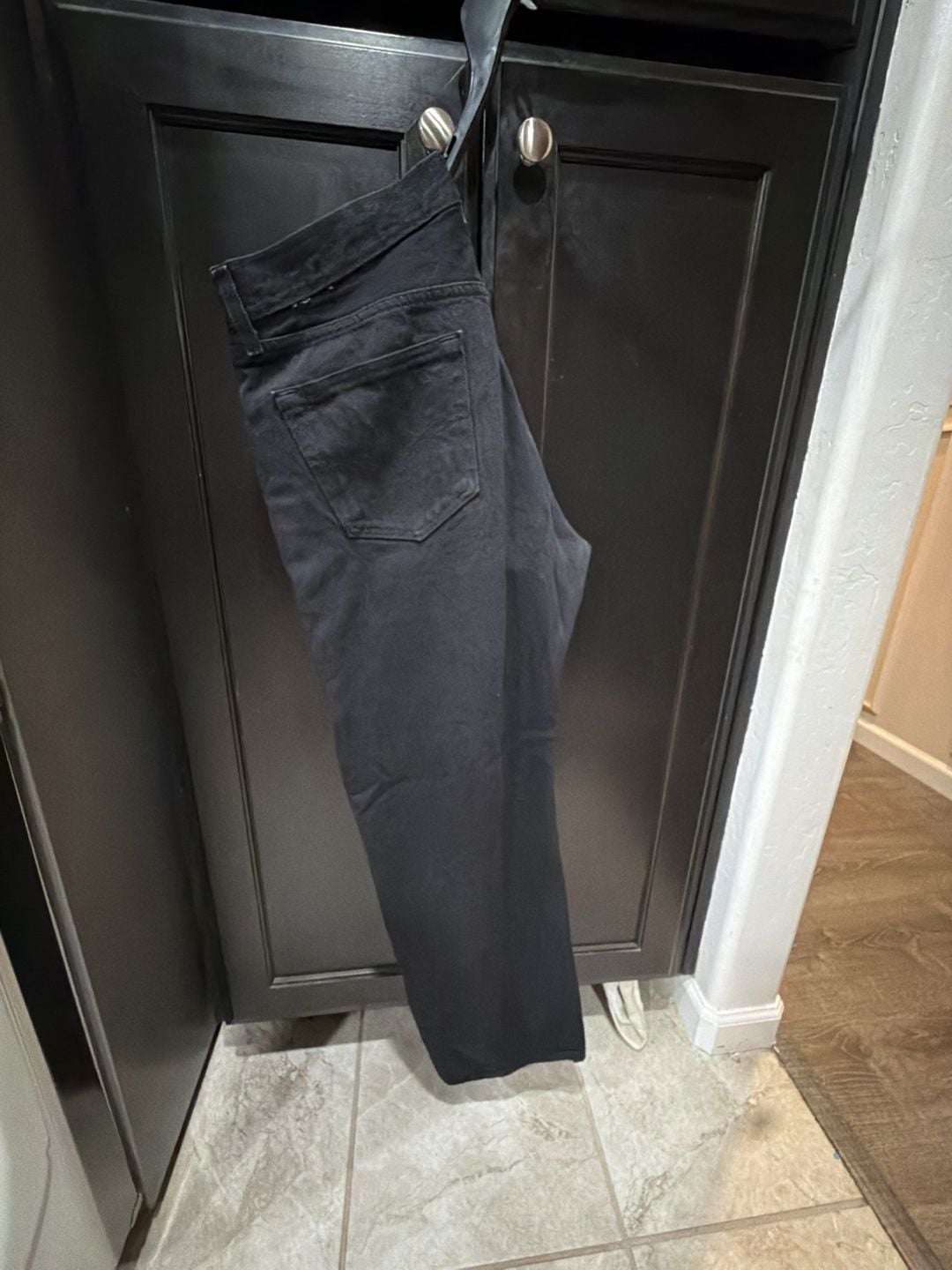 Levi's 501 Straight Jeans 36x30 Black Denim 3