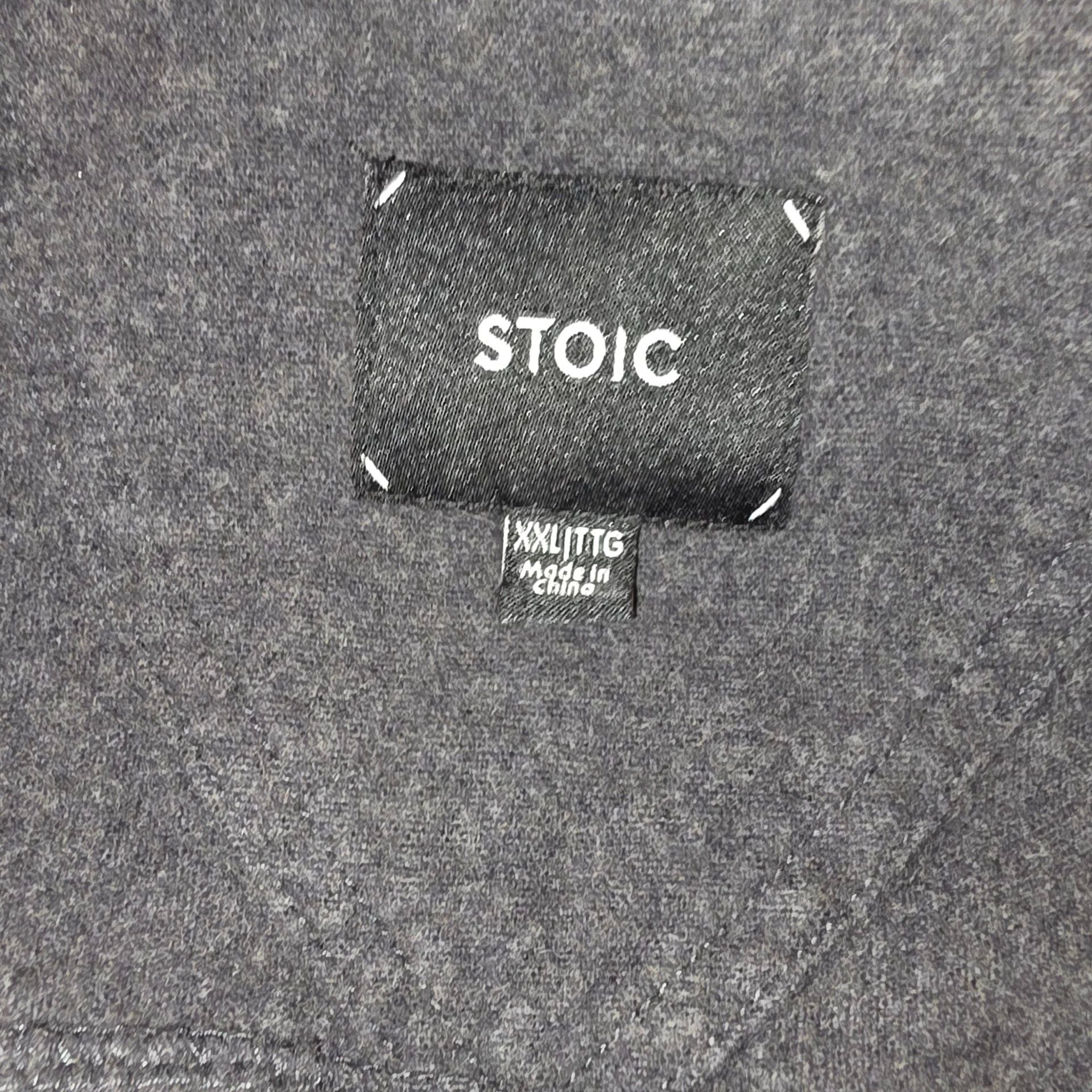 Stoic Flannel shirt size XXL/TTG dark gray button up 3
