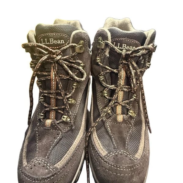 L.L.Bean Women’s 7 M PrimaLoft Tek 2.5 Insulated Hiking Boots Brown Suede