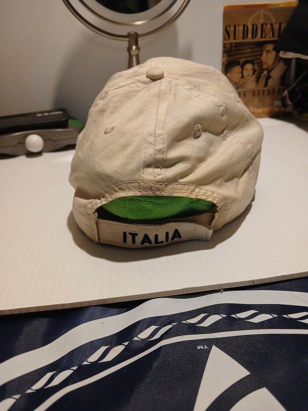 Italia Baseball Cap Size 58 Beige 1861 Embroidered Hat 4