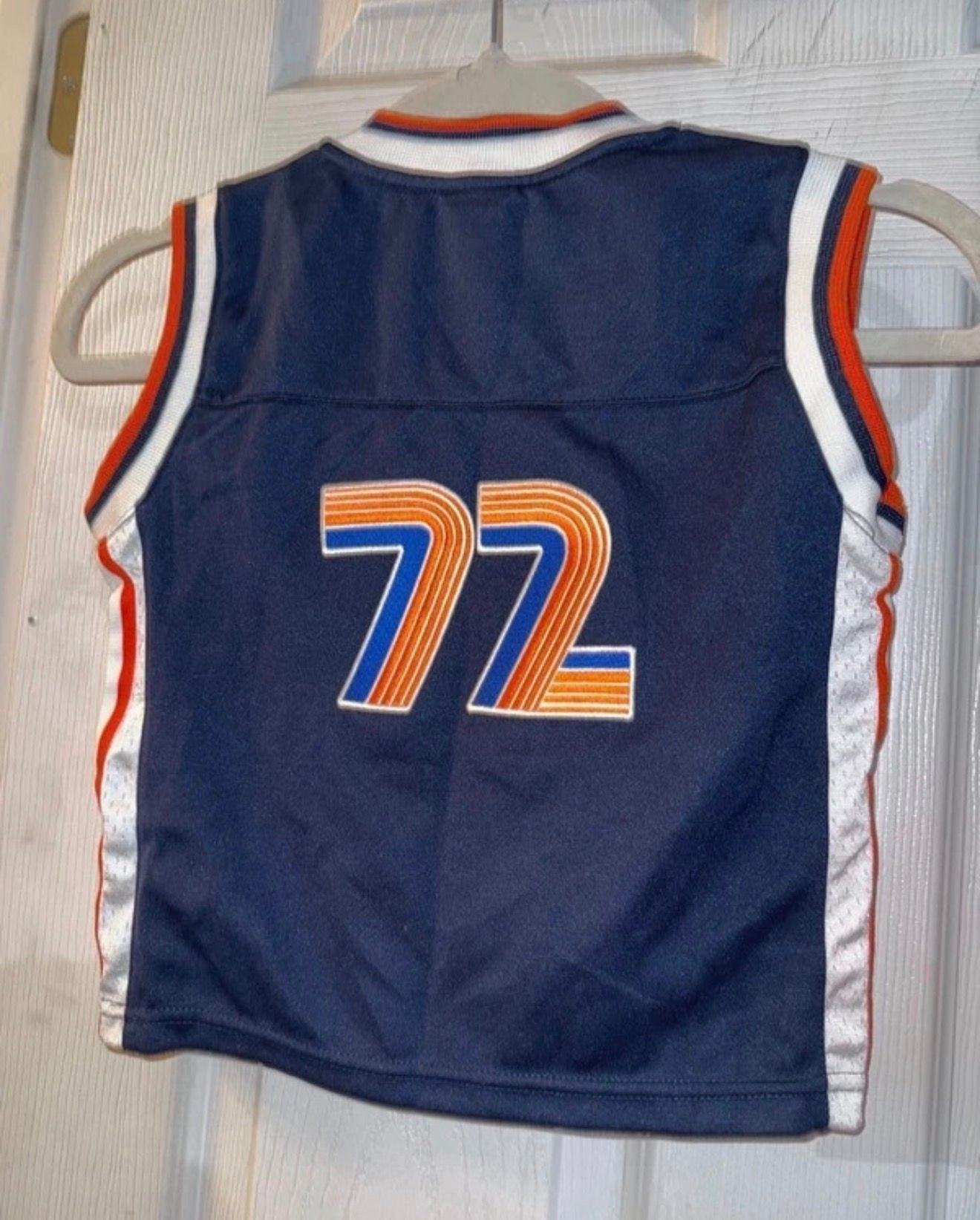 Nike Basketball Jersey Size 36M Blue Orange 72 3