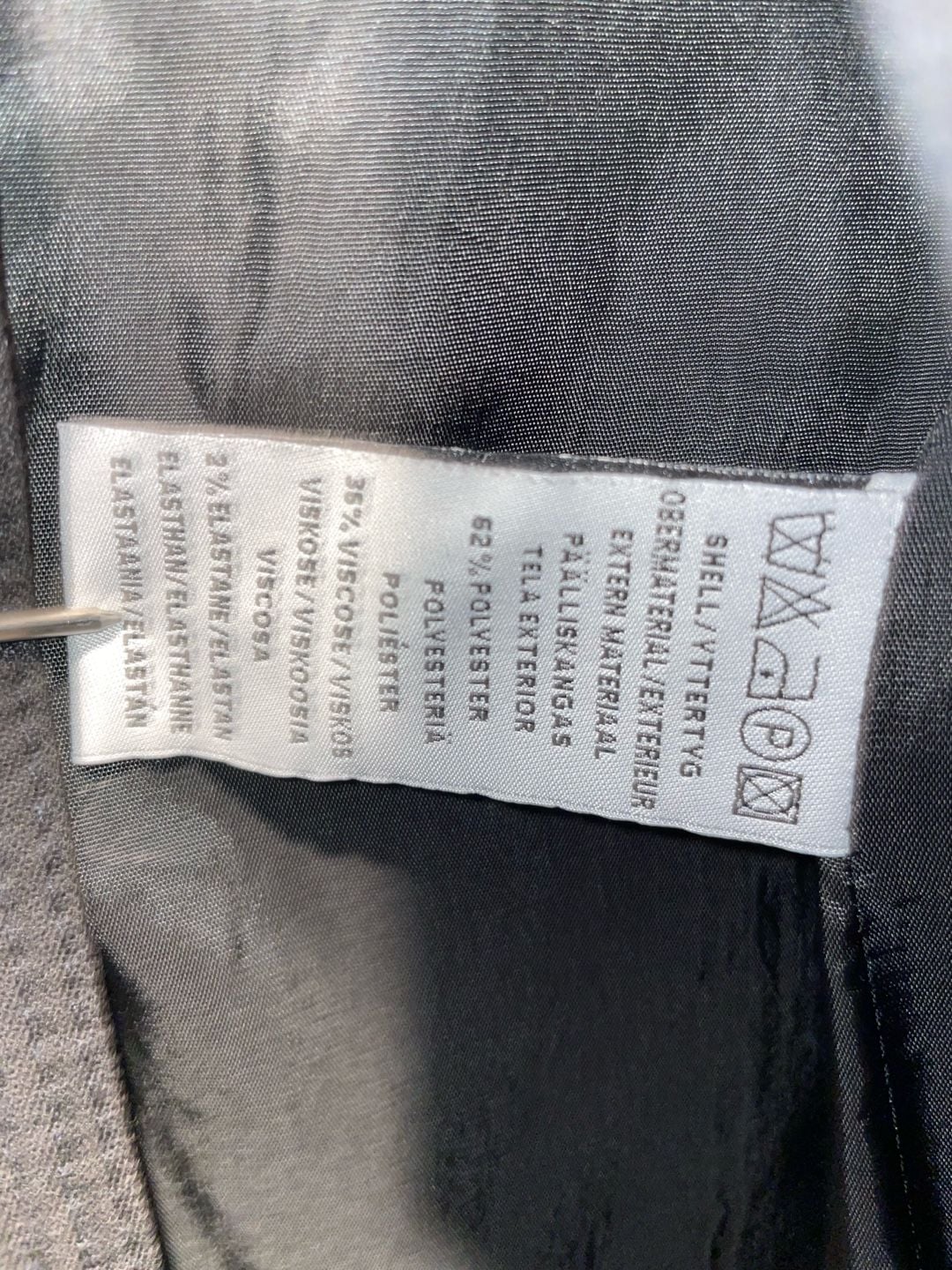HENNES Black Fitted Blazer Size 6 Tailored Minimalist Office Core Jacket 8