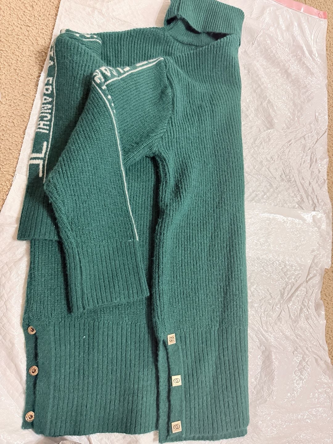 Turtleneck Sweater Green 2