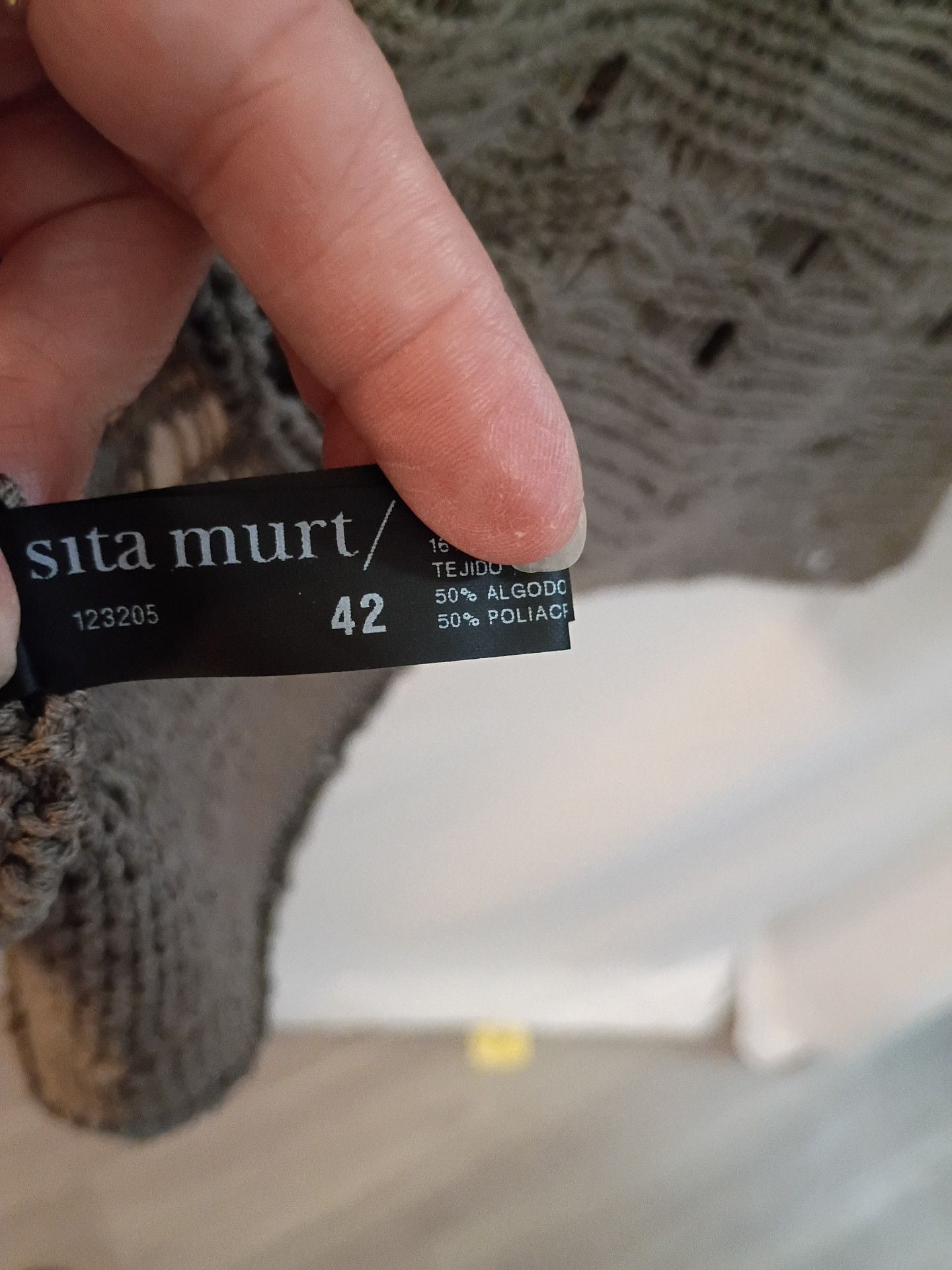 Outback Red Brown Open Knit Short Sleeve Sweater Top 7
