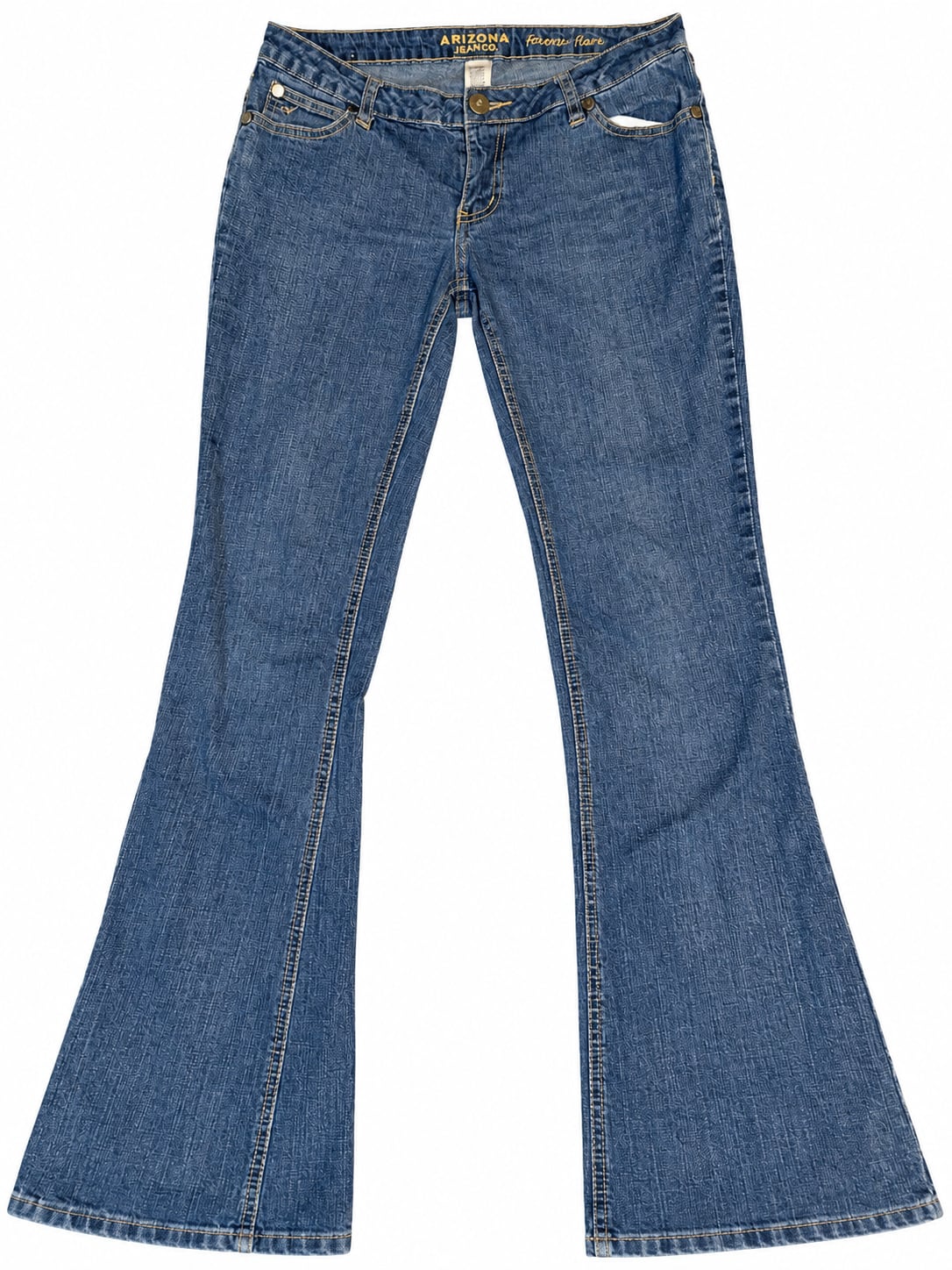 Arizona Jean Co. Forever Flare Jeans Size 11 Blue Denim 2