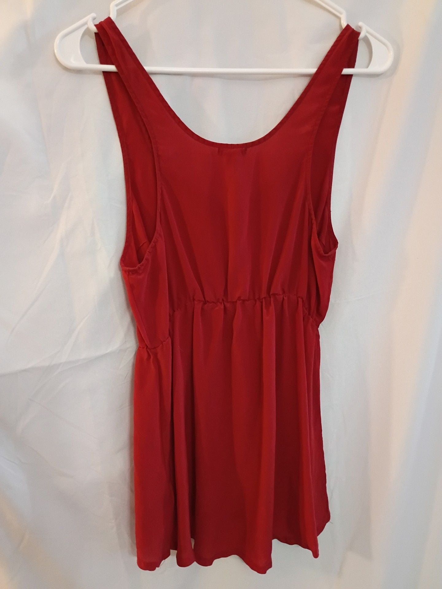Ecote Tank Top Size M Red Sleeveless Blouse 4