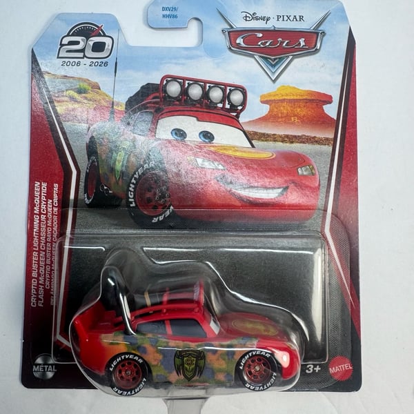 Mattel Disney Pixar Cryptid Buster Lightning McQueen