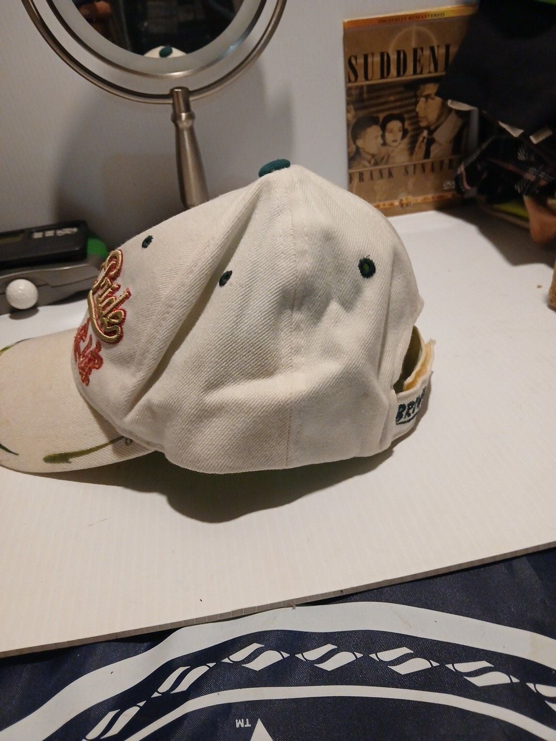 Dinos Brown Pride Embroidered White Dad Hat 5