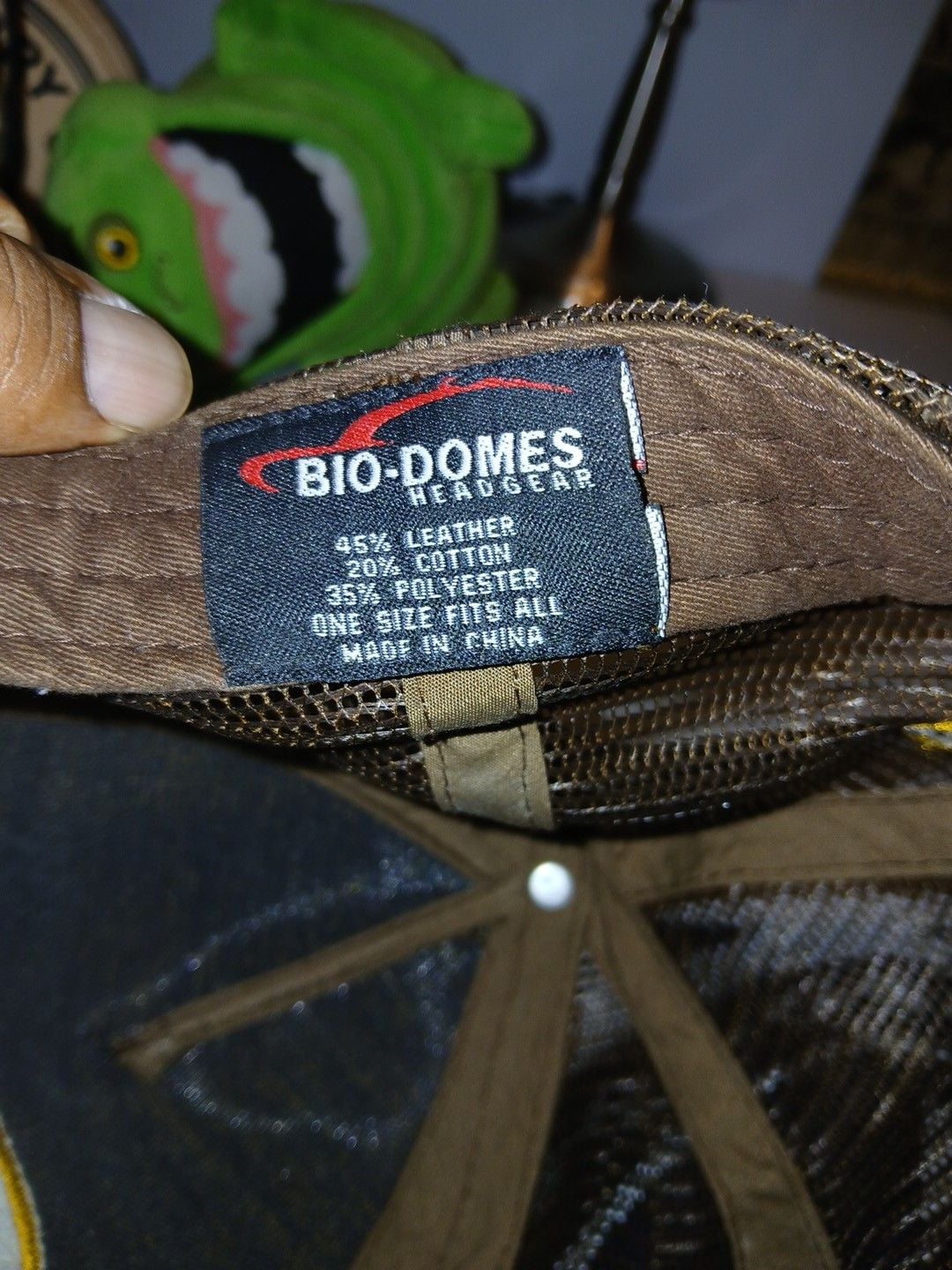 Bio-Domes Coors Trucker Hat One Size Brown Suede Mesh Snapback 6