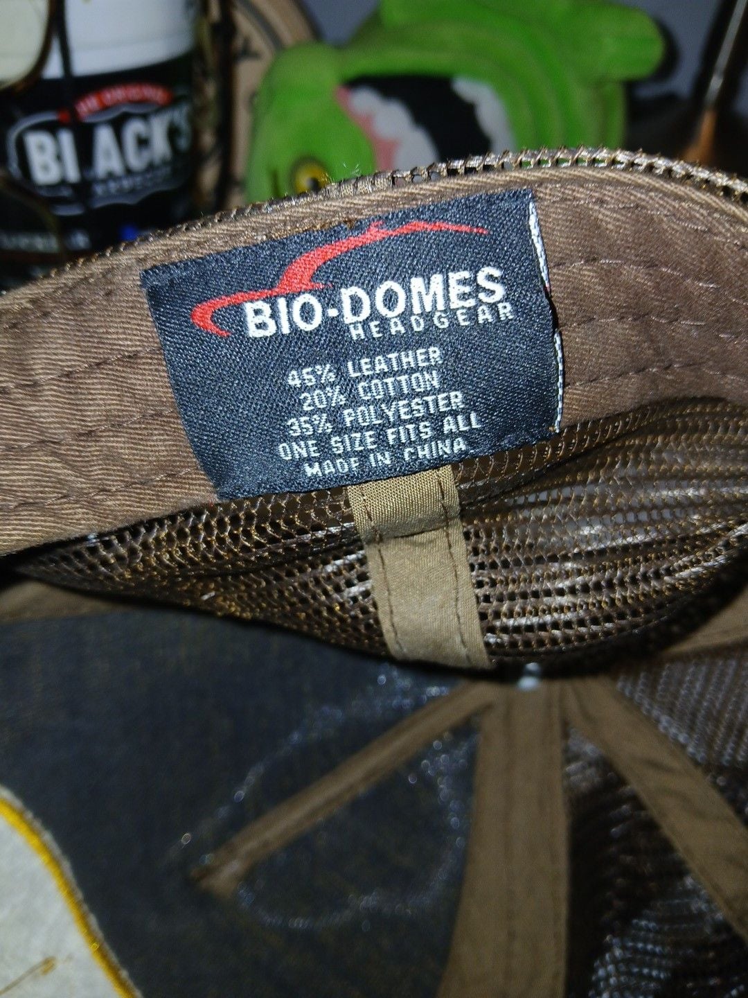 Bio-Domes Coors Trucker Hat One Size Brown Suede Mesh Snapback 7