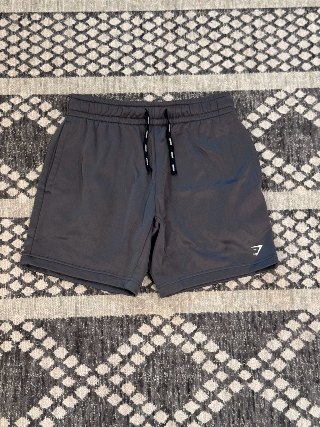 Gymshark Training Shorts Dark Gray Fleece Athletic Workout 2