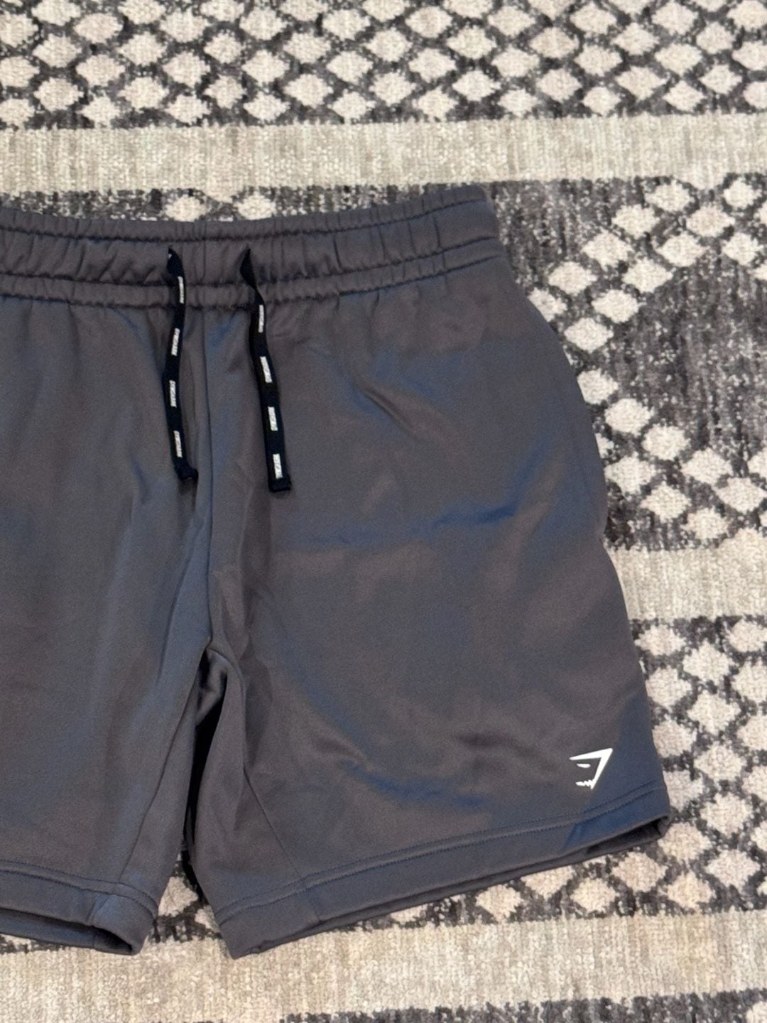 Gymshark Training Shorts Dark Gray Fleece Athletic Workout 4