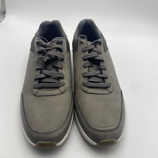 Dr. Scholl's Shoes Size 10 Gray Lace-Up Sneakers (DS1030)