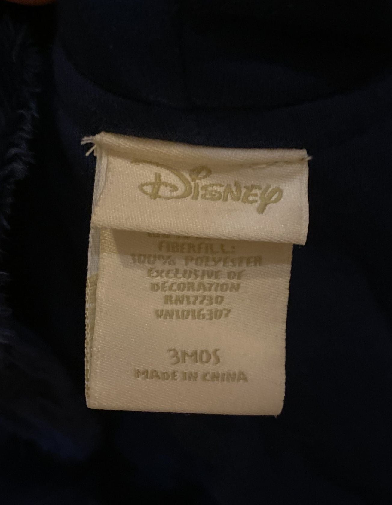 Disney Baby Winnie the Pooh Navy Blue Footed Pram Suit - 3 months 5