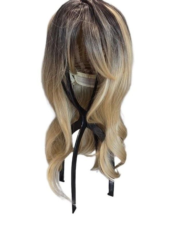 Human Hair Ombre Blonde Wig 3