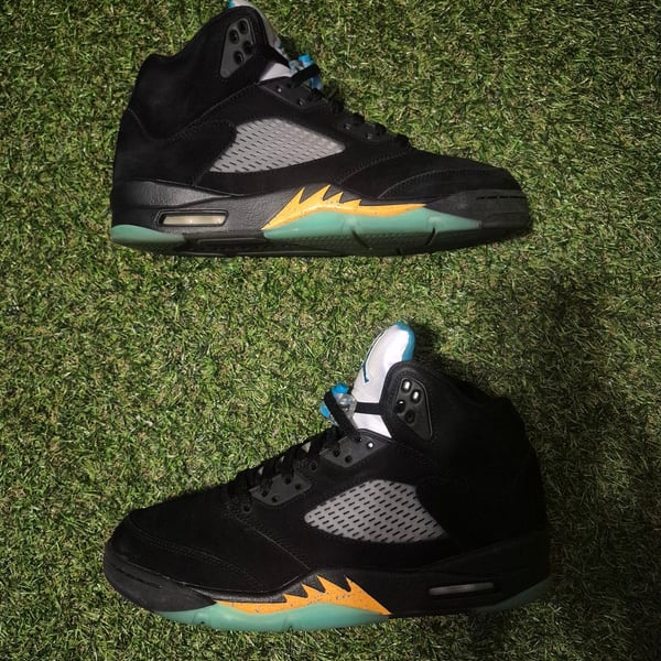 Nike Air Jordan 5 Retro Aqua Black Aquatone Taxi