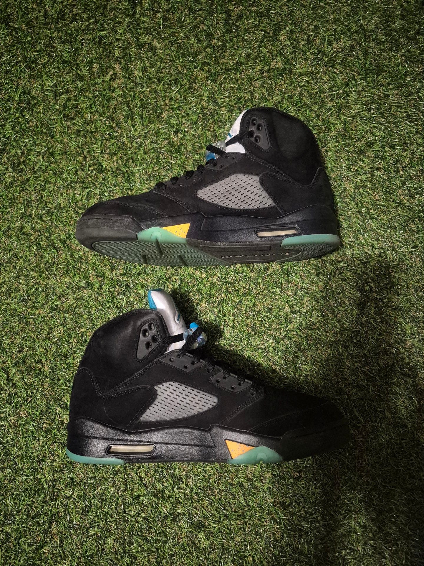 Nike Air Jordan 5 Retro Aqua Black Aquatone Taxi 3