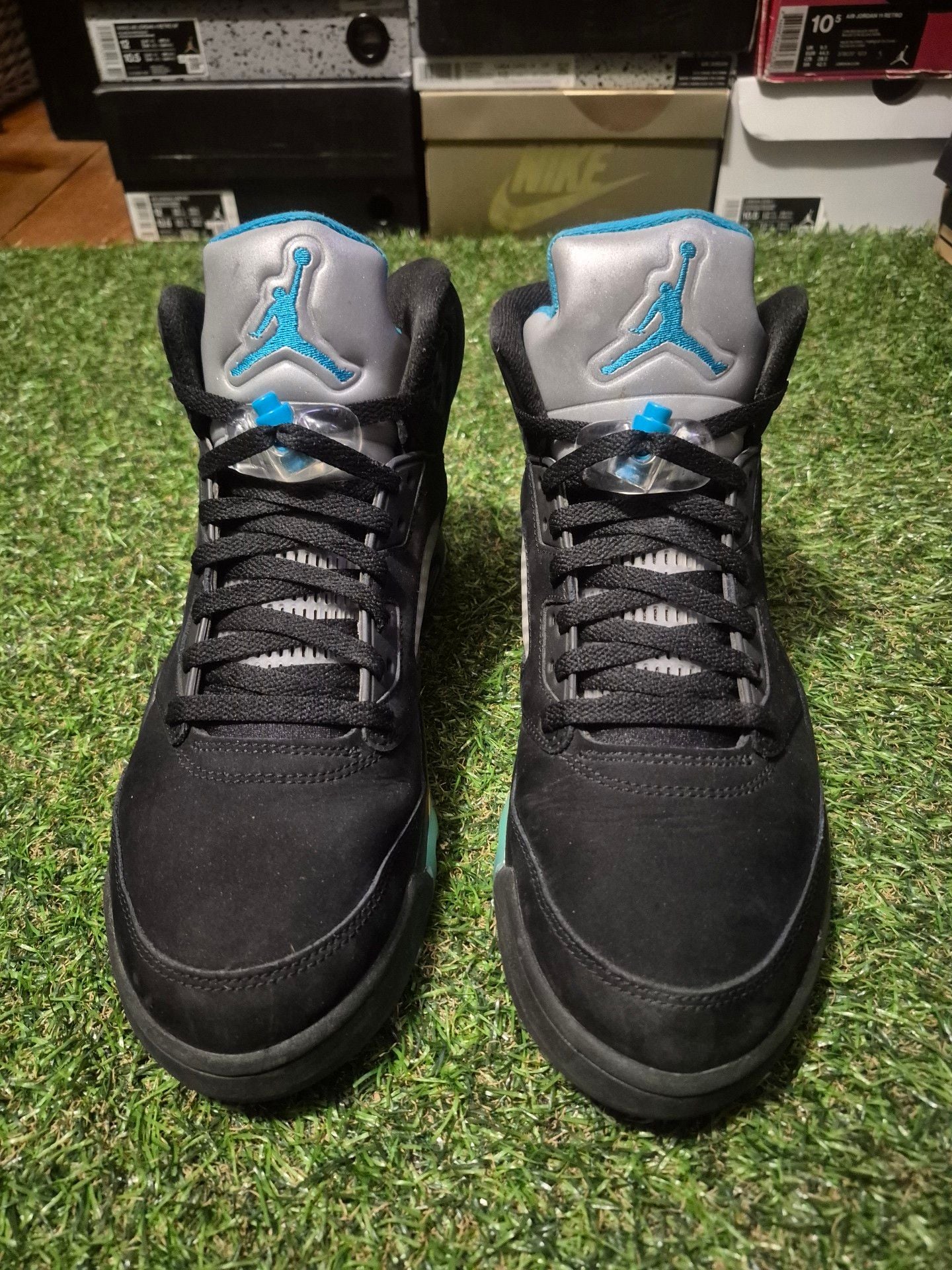 Nike Air Jordan 5 Retro Aqua Black Aquatone Taxi 4