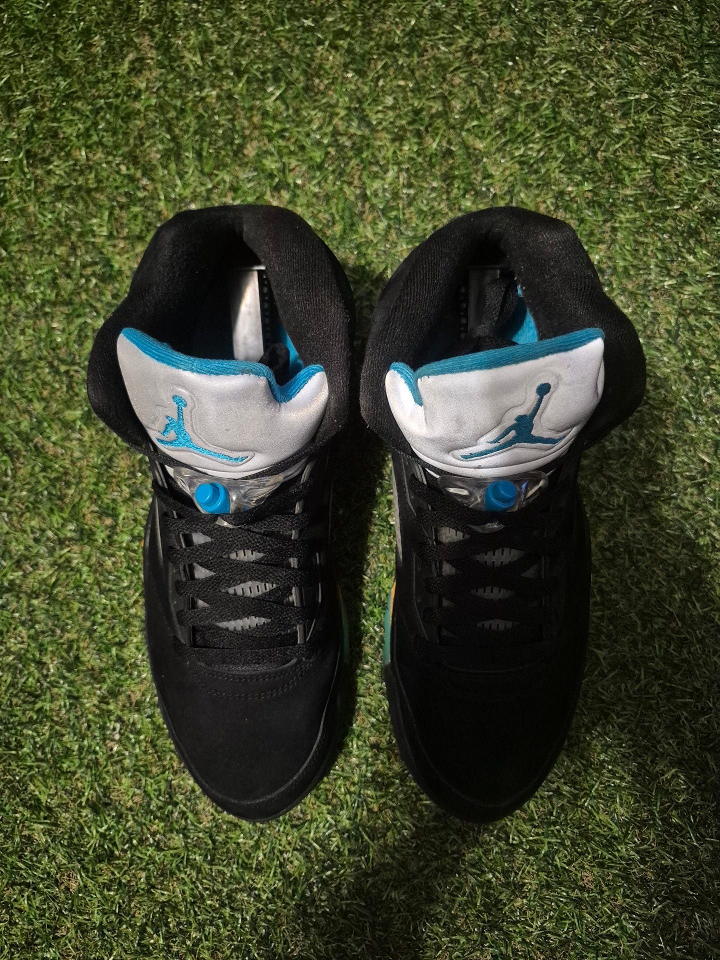 Nike Air Jordan 5 Retro Aqua Black Aquatone Taxi 6