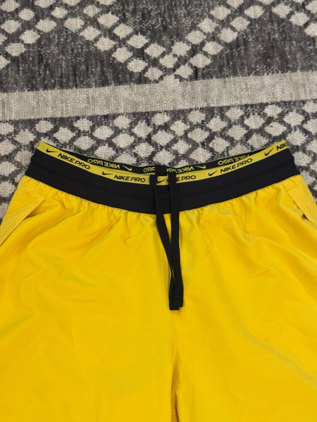Nike Dri-FIT Flex Rep Pro Size S Yellow Training Shorts DD1700-709 4