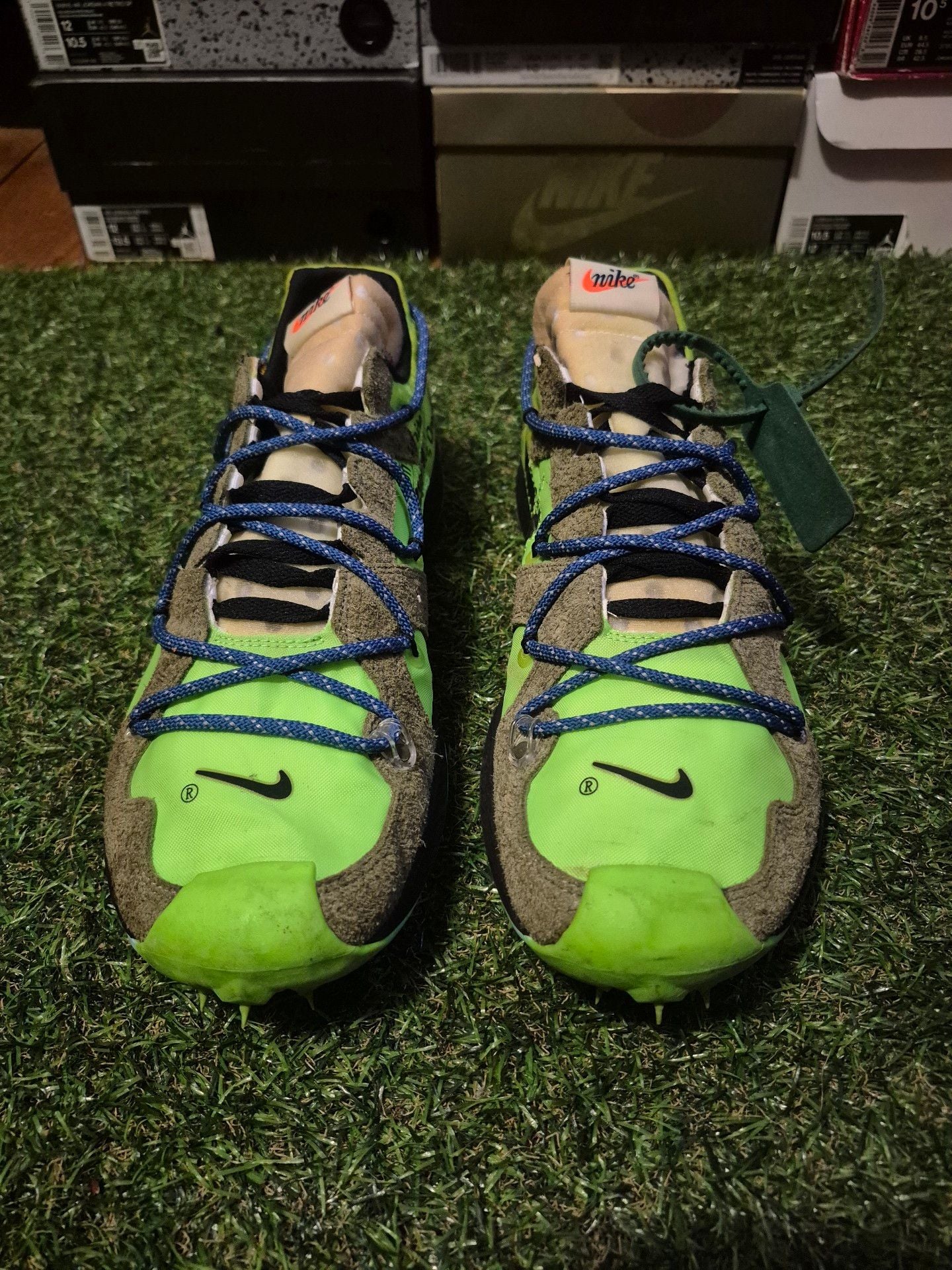 Off-White x Nike Air Zoom Terra Kiger 5 Electric Green 4