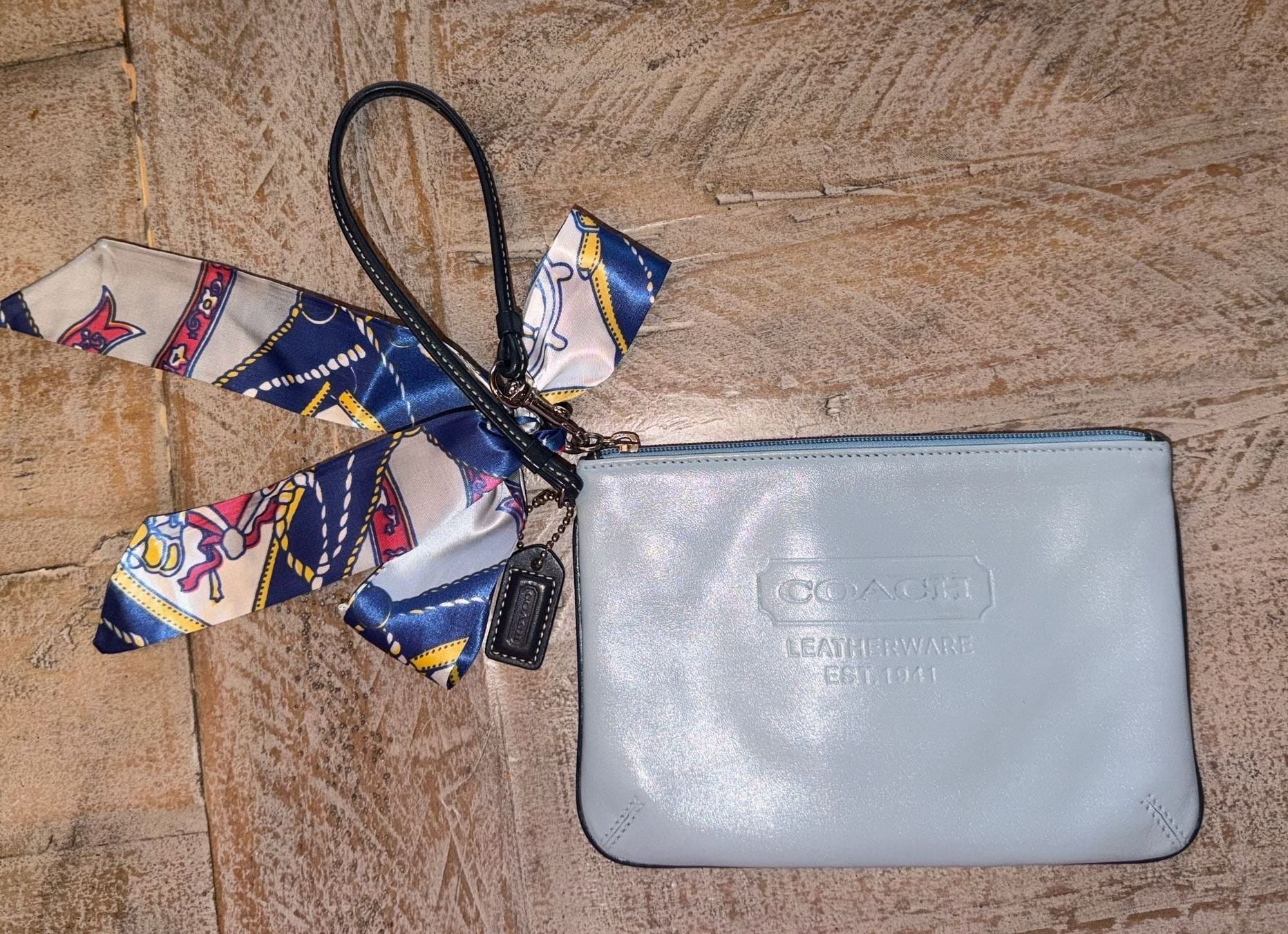 Coach Est. 1941 Leather Wristlet 
**Professionally Repainted & Sealed* #9V1026 9