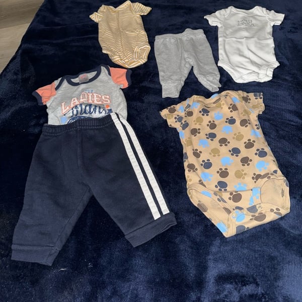 Child of Mine made by Carter's Baby Boy Clothing Bundle Size NB