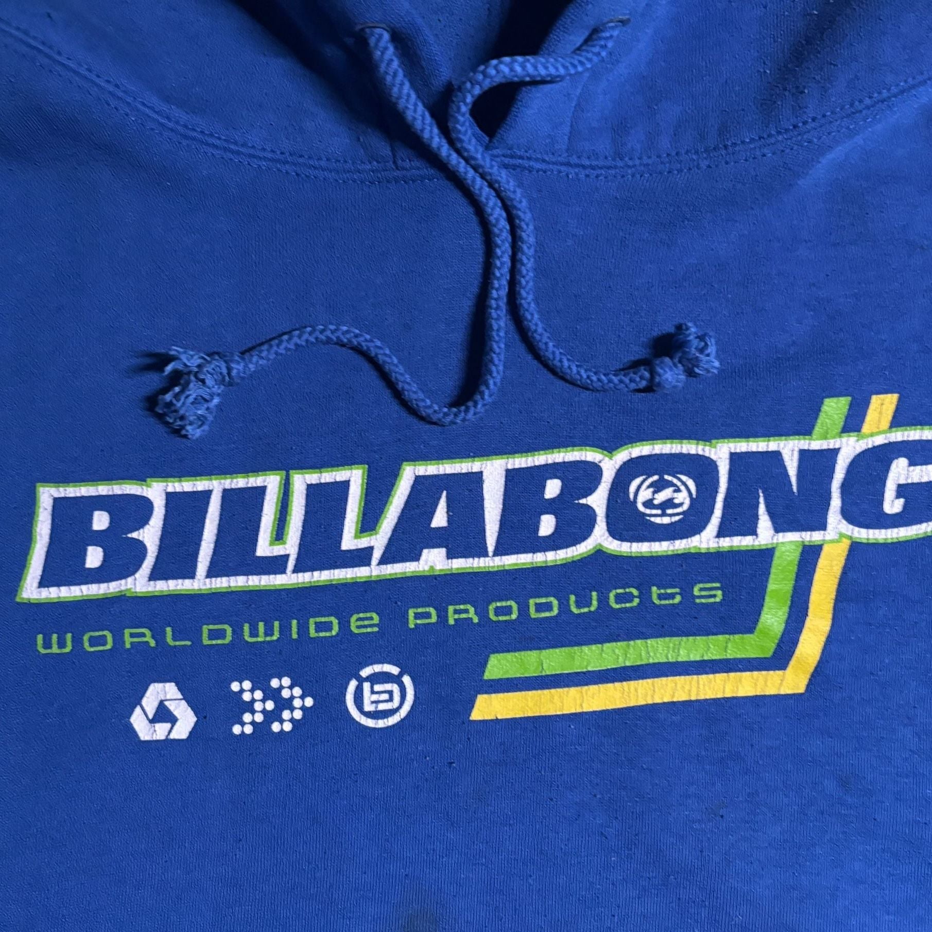 Rare vintage 2000s Y2K BillaBong Worldwide Surf Hoodie 5