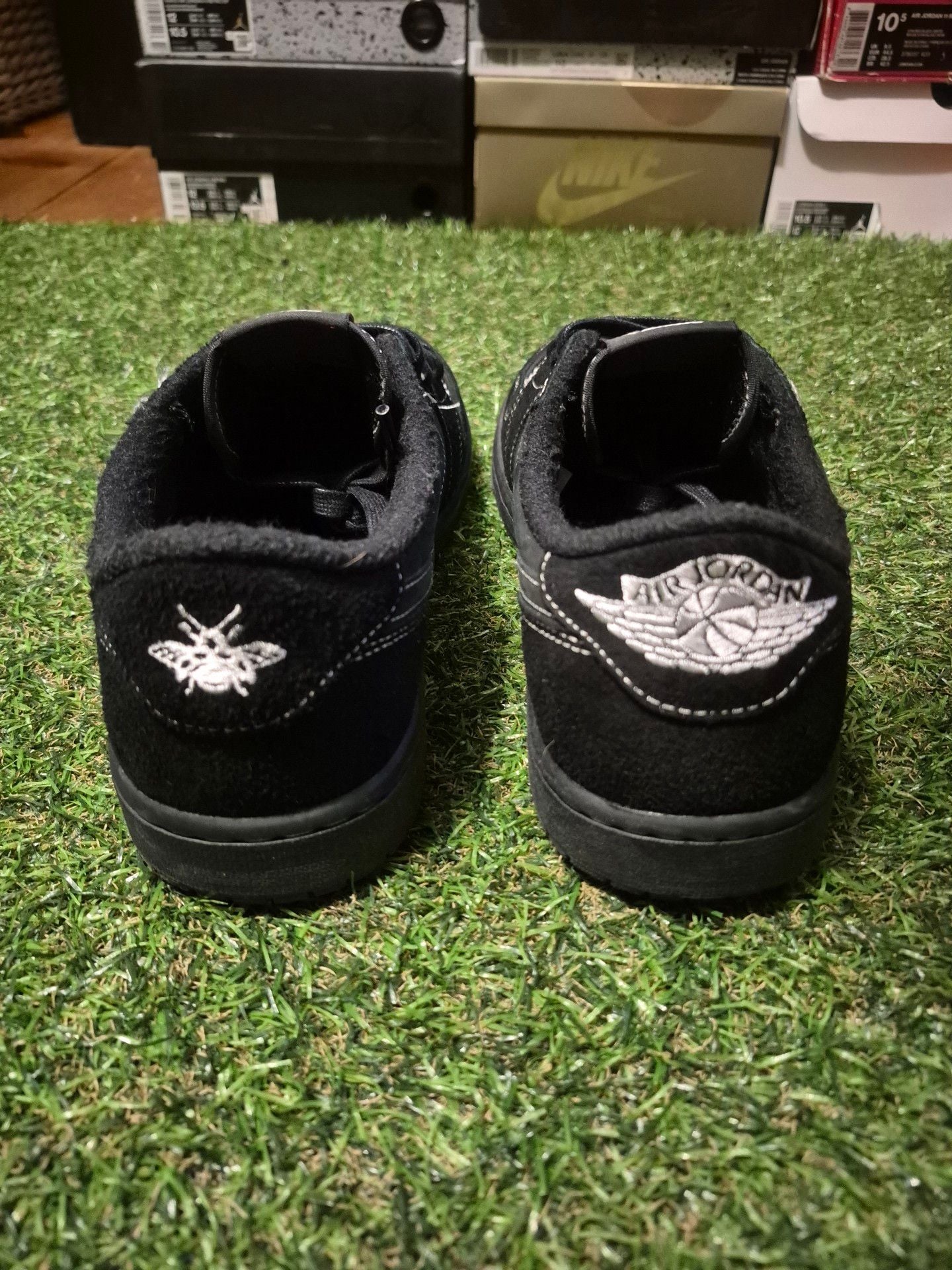 Nike Air Jordan 1 Low OG SP Travis Scott Black Phantom Size 10.5 5