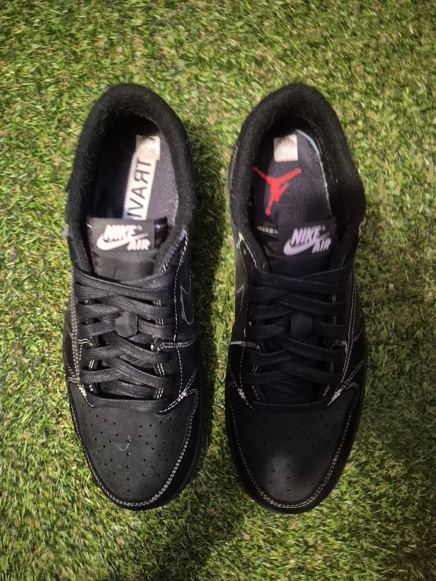Nike Air Jordan 1 Low OG SP Travis Scott Black Phantom Size 10.5 6
