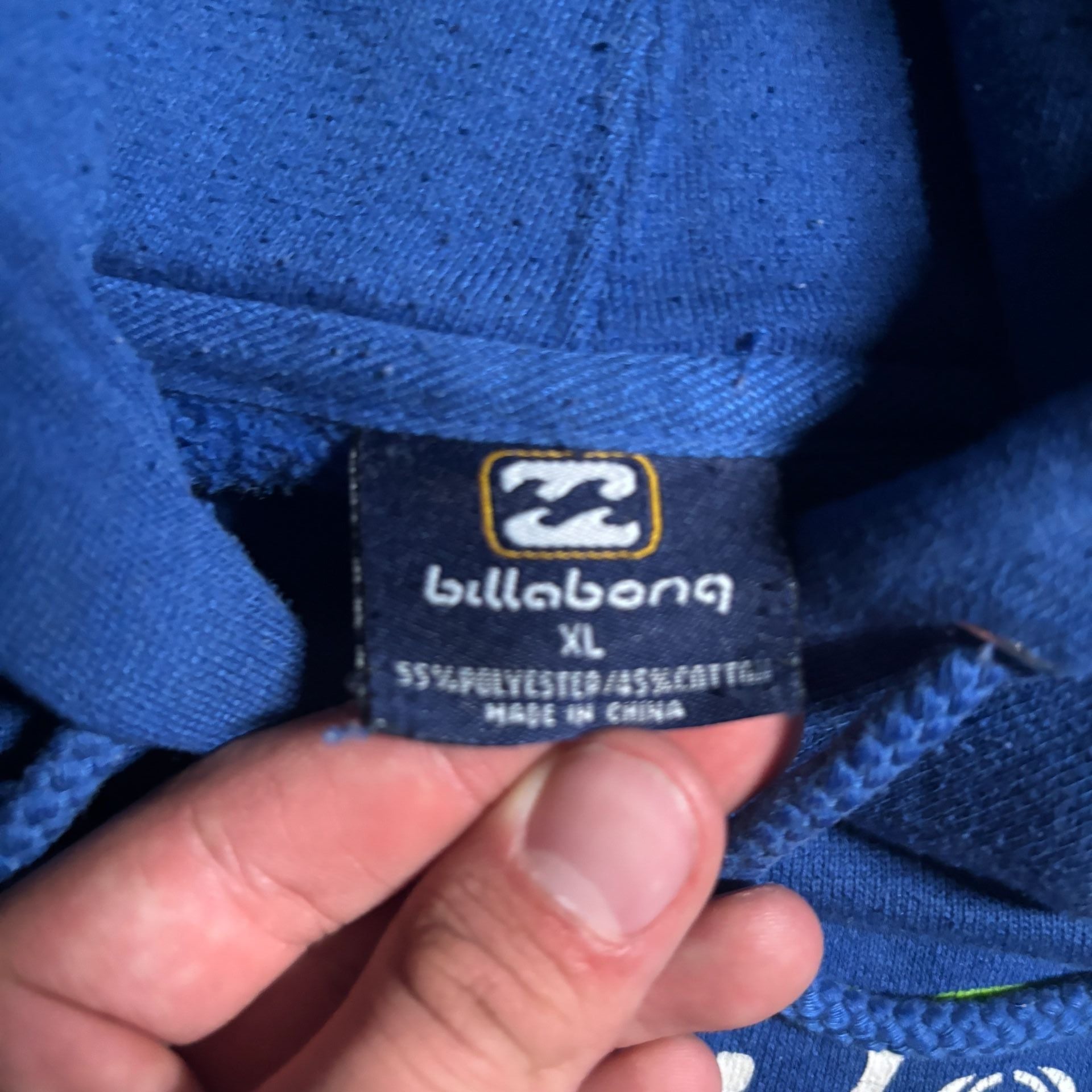Rare vintage 2000s Y2K BillaBong Worldwide Surf Hoodie 8