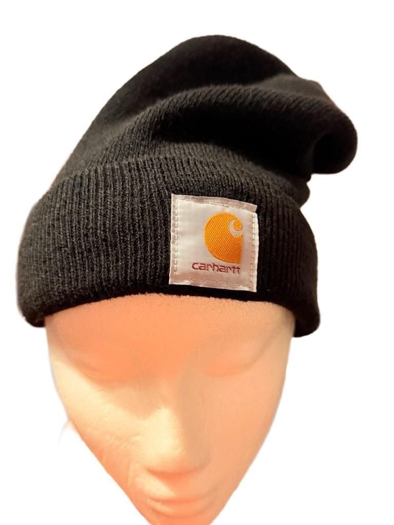 Carhartt Cuffed Knit Beanie Black Winter Hat 2