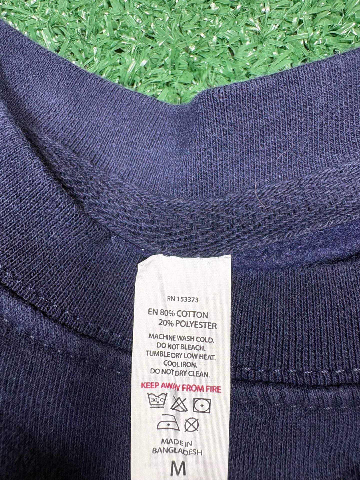 Middle Class Fancy Chicken Tenders Sweatshirt Size M Navy Blue 3