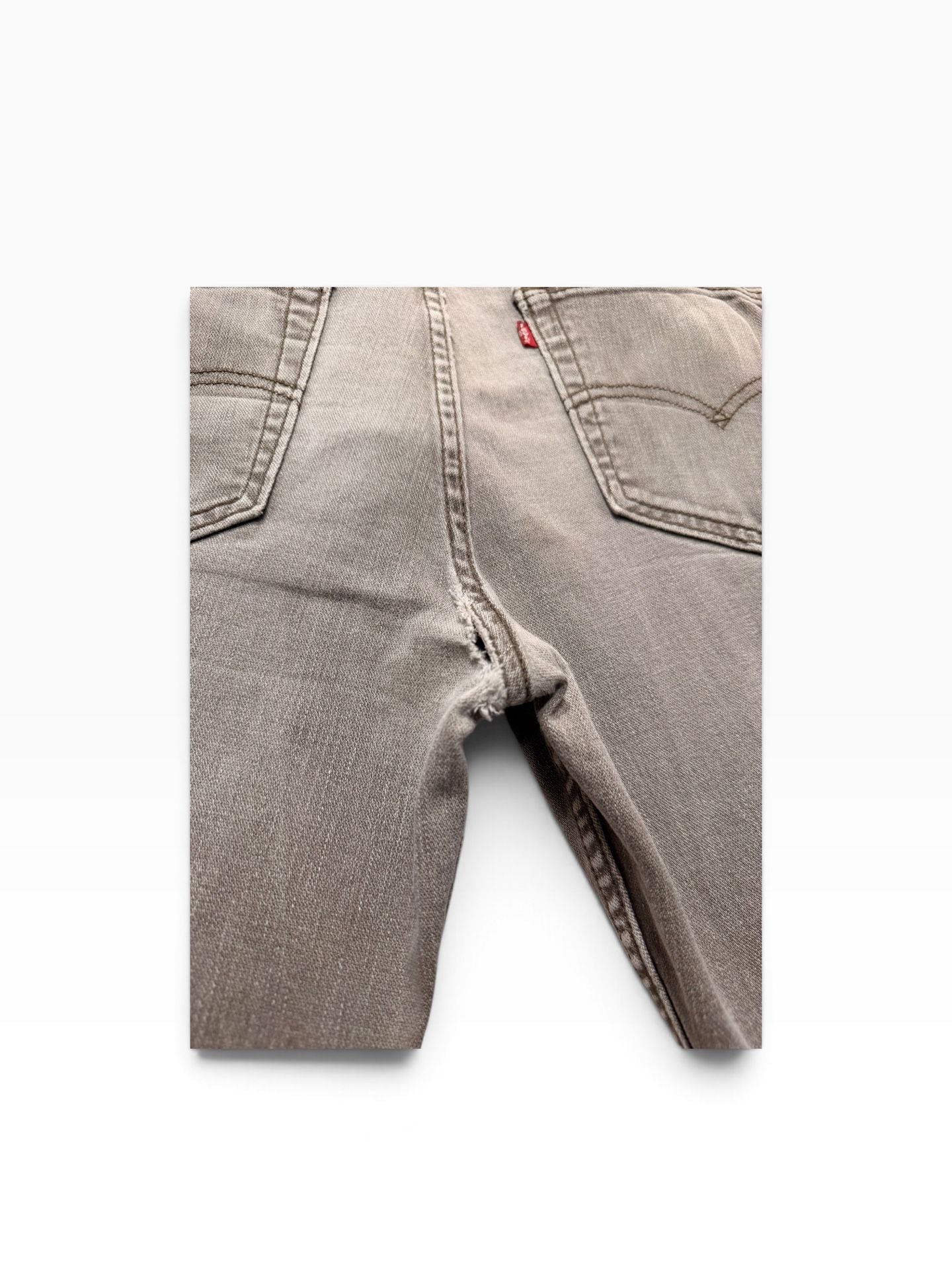 Levi's 513 Straight Jeans 36x30 Brown Denim 8