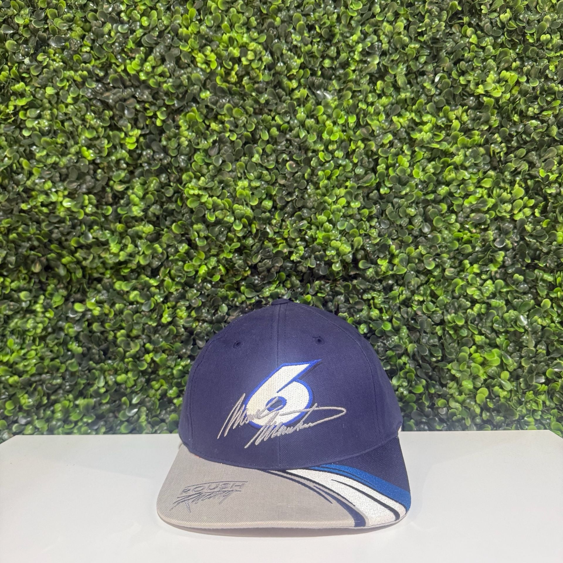 Roush Racing Mark Martin 6 Nascar Hat One Size Blue Snapback 2