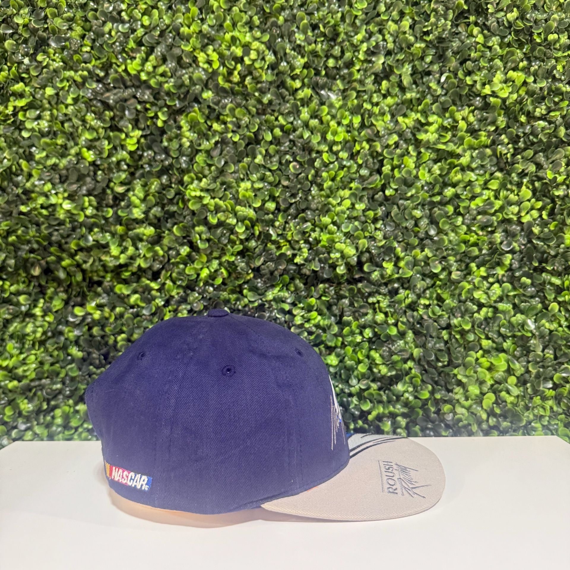 Roush Racing Mark Martin 6 Nascar Hat One Size Blue Snapback 3