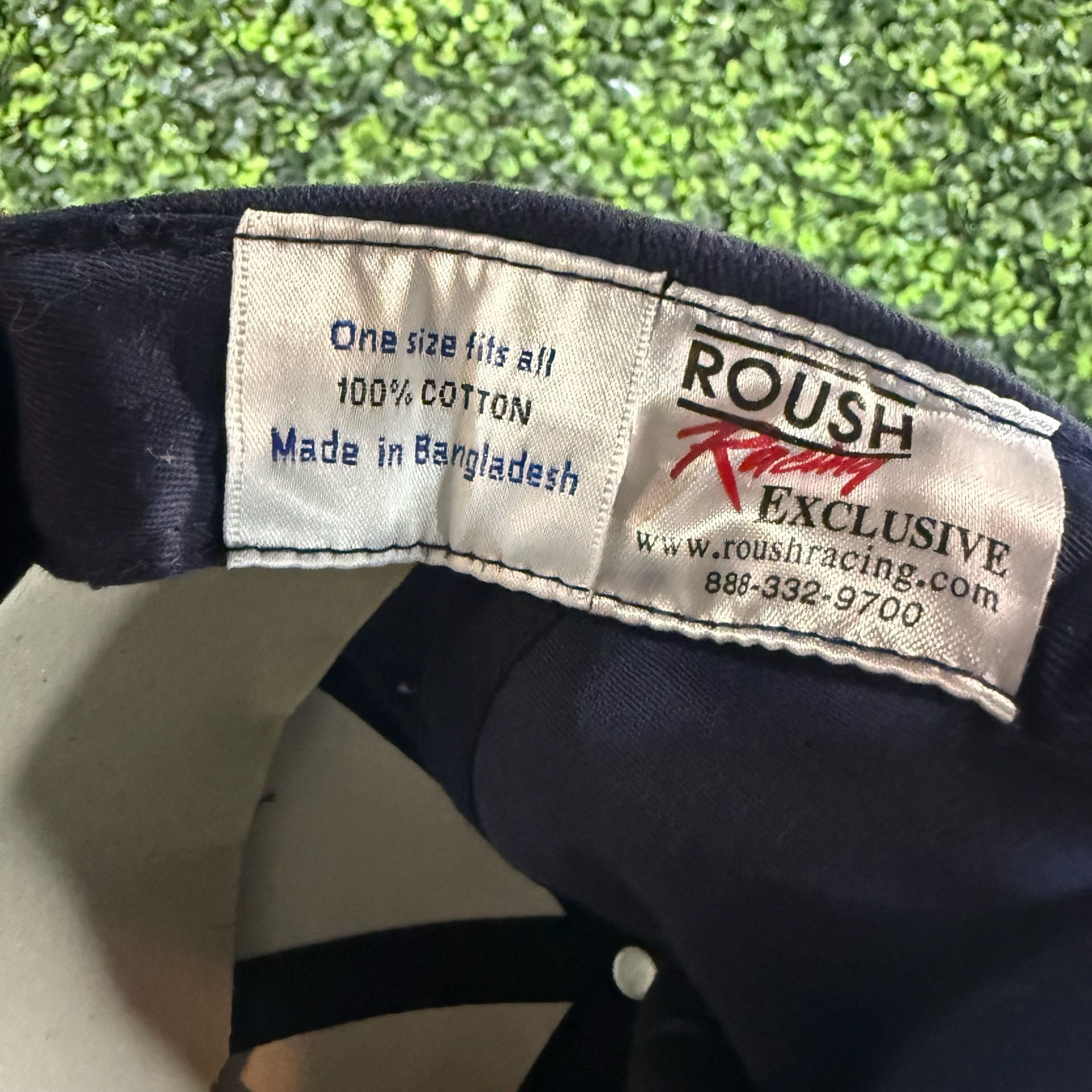 Roush Racing Mark Martin 6 Nascar Hat One Size Blue Snapback 6