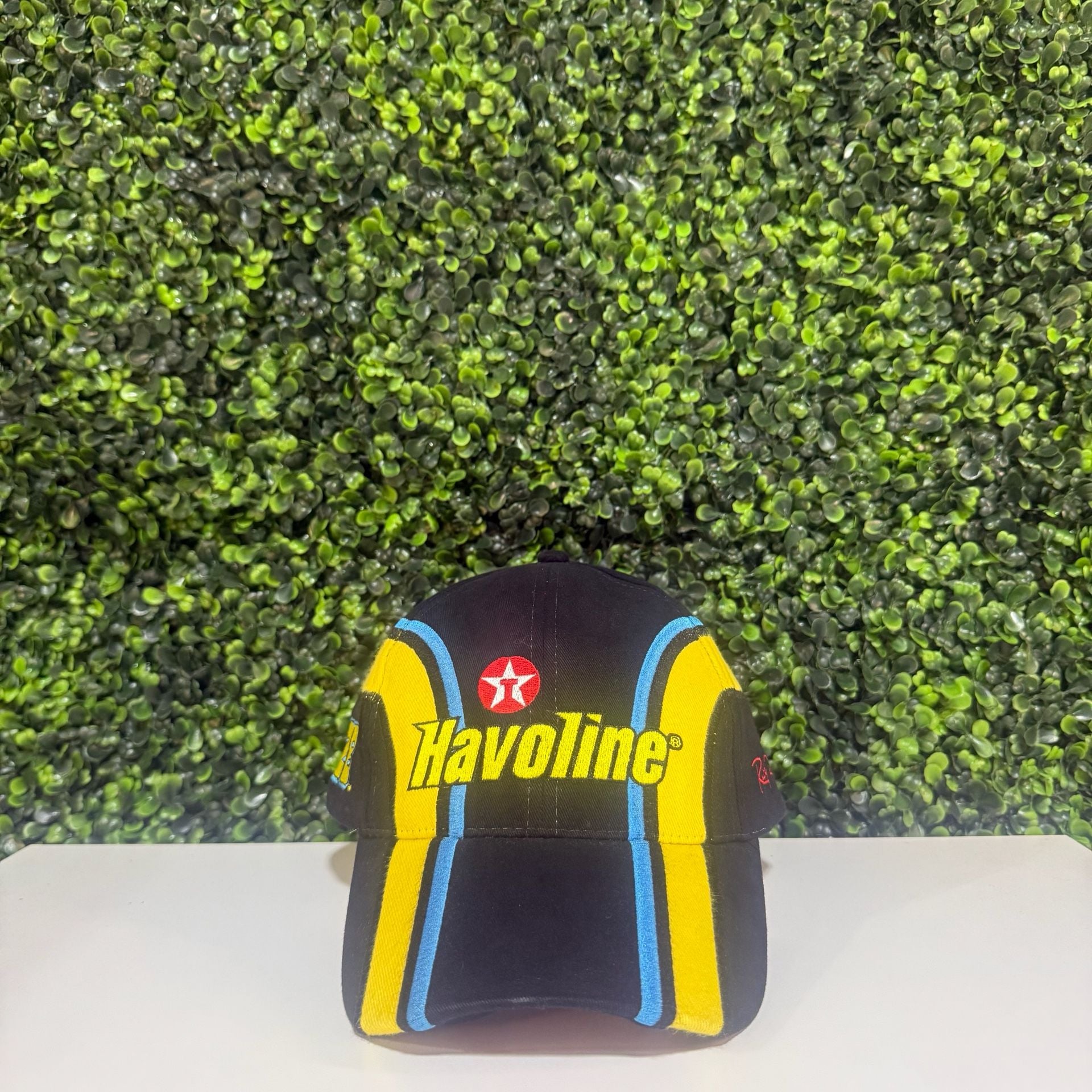Havoline Racing Hat Cap Black Yellow Blue 2
