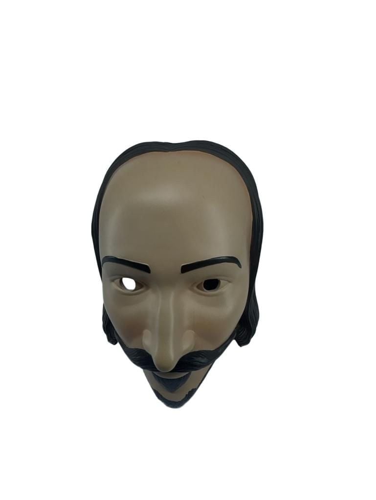 Novelty Man With Beard And Hair Costume Mask 2