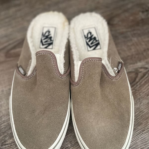 Vans Cozy Classic Slip-On Mule Size 7.5 Men 9.0 Women Walnut