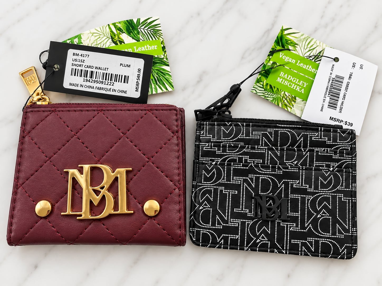 Badgley Mischka Wallet & Card Holder Bundle – 2 Piece – New with Tags
1